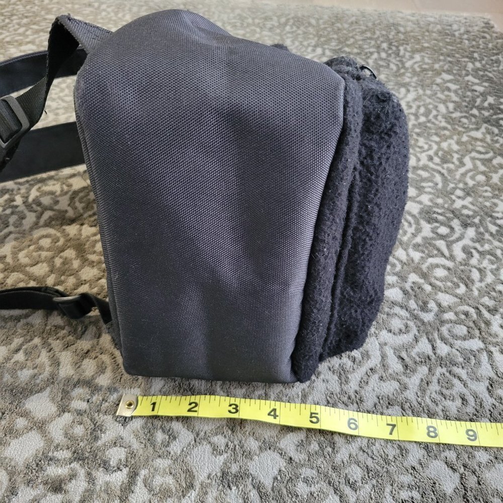HERSCHEL Nova Mini Sherpa Black Fleece Backpack - Picture 7 of 8